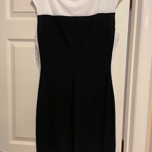 Black and white dress